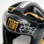 Headgear Leone IUTER Barbed Wire CS01IU Black-Combat Arena