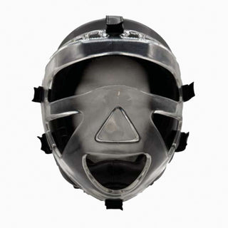 Headgear SAP Combat WAKO Black with visor-Combat Arena