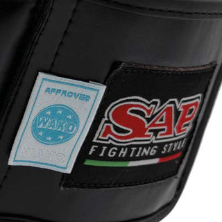 Headgear SAP Combat WAKO Black with visor-Combat Arena