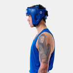 Headgear Sting Competition Approved World Boxing Blue 