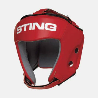 Headgear Sting Competition Approved World Boxing Red 