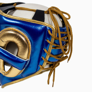 Headgear Adidas Pro Blue-gold 