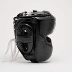 Headgear Leone Sport Augusto Classico Black with Cheek Protector 