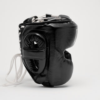 Headgear Leone Sport Augusto Classico Black with Cheek Protector 