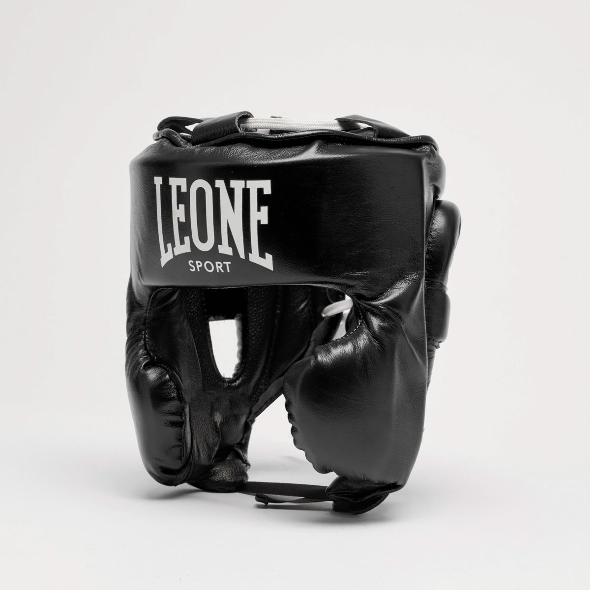 Headgear Leone Sport Augusto Classico Black with Cheek Protector 