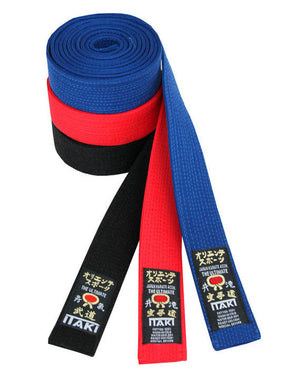 Cintura professionale Itaki in cotone Art. 23 per Karate, Judo e Taekwondo