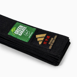 Belt Adidas Elite WKF Black with Kanji 