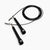 Jump rope Leone Speed 3 mm AT831 Black-Combat Arena