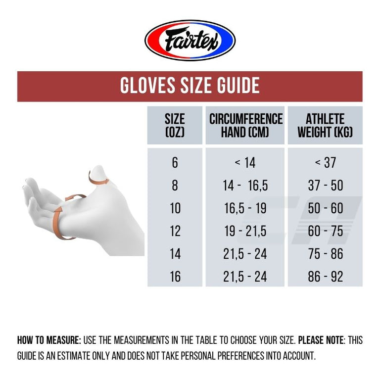Thai boxing gloves Fairtex BGV5 Super Sparring Red Combat Arena