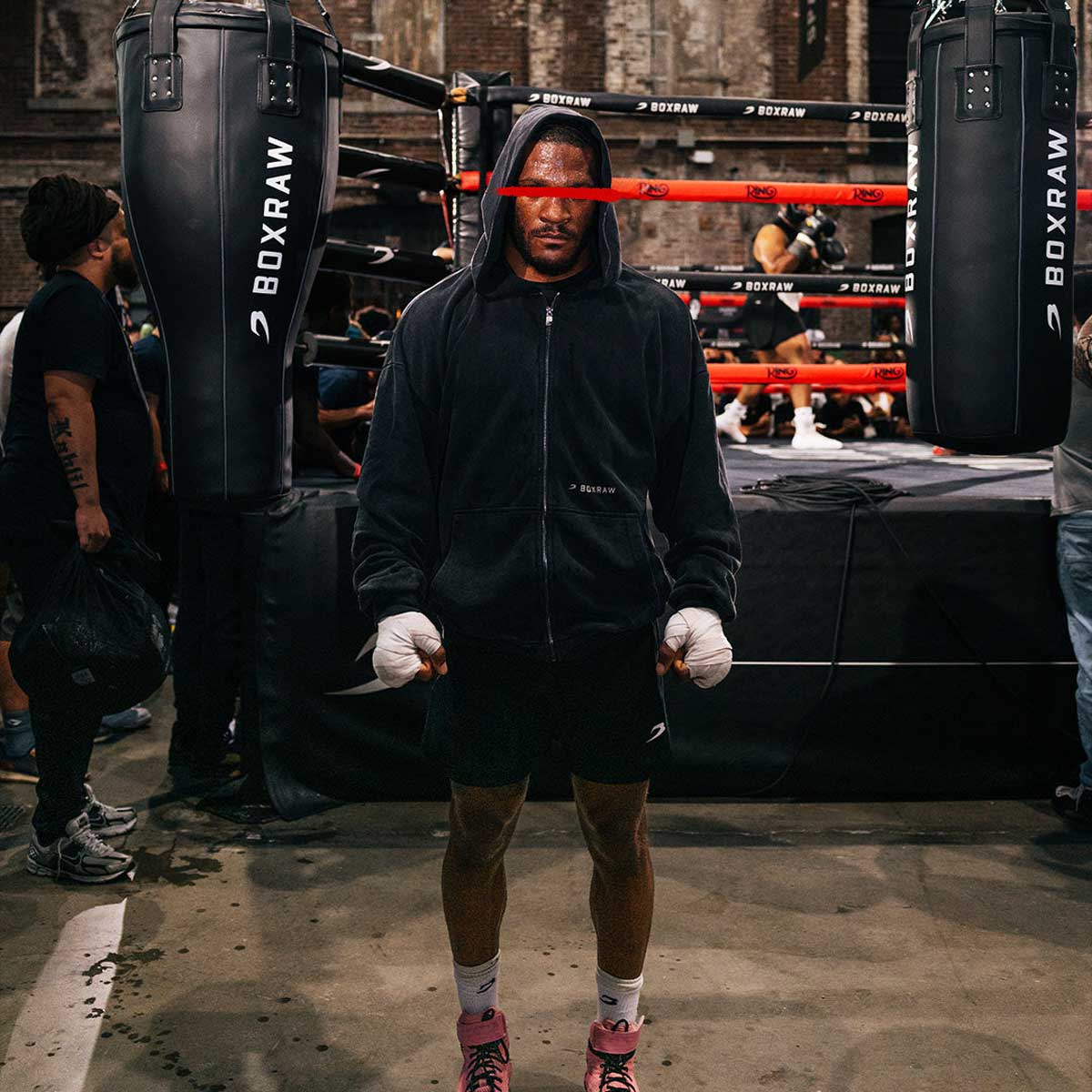 Sweatshirt Boxraw Sparring Club Oversize with hood and zipper