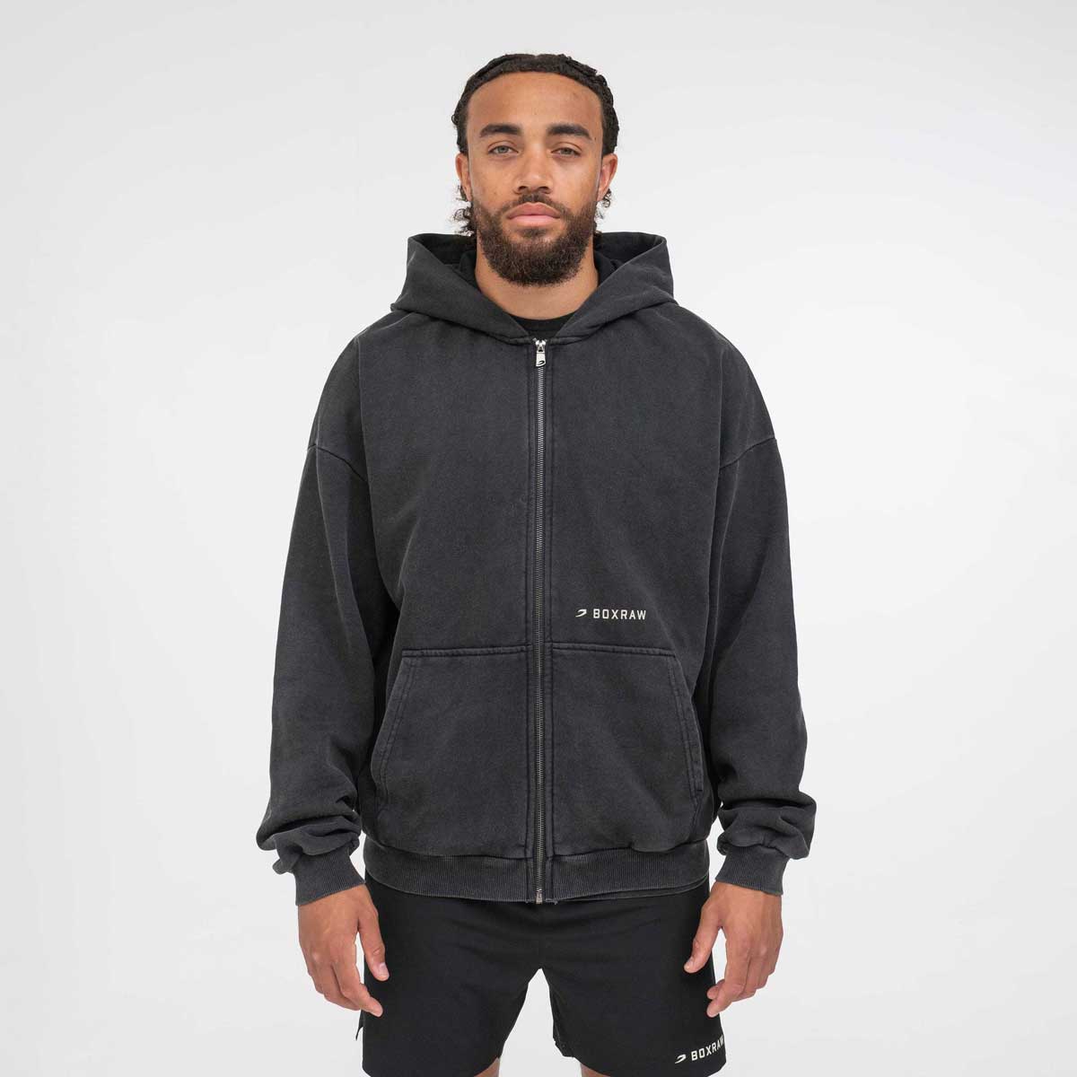 Sweatshirt Boxraw Sparring Club Oversize with hood and zipper