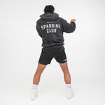 Felpa Boxraw Sparring Club Oversize con cappuccio e zip-Combat Arena