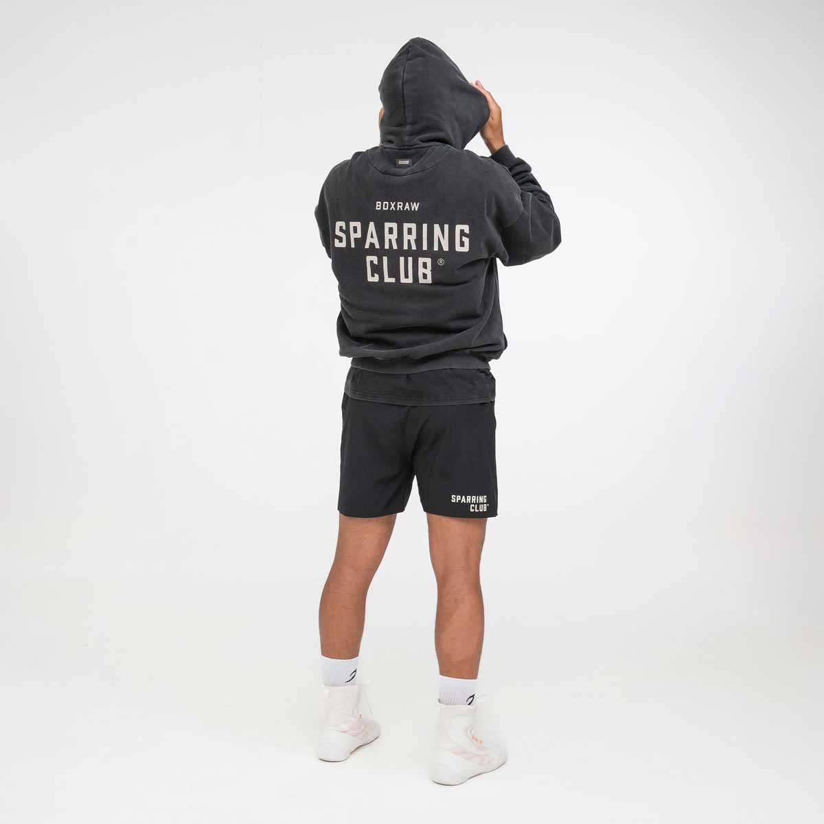 BOXRAW スパーリングクラブ　オーバーサイズ・パーカー　L Sweatshirt Boxraw Sparring Club Oversize with hood and zipper