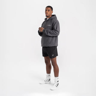 Sweatshirt Boxraw We Don't Play Boxing oversize with hood Gray-pink-Combat Arena