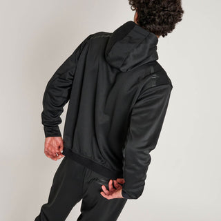 Sweatshirt Leone Balck Lion hooded ABX313 Black-Combat Arena