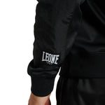 Sweatshirt Leone Logo Wacs with hood ABX127 Black 