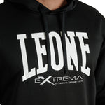 Sweatshirt Leone Logo with hood ABX119 Black 