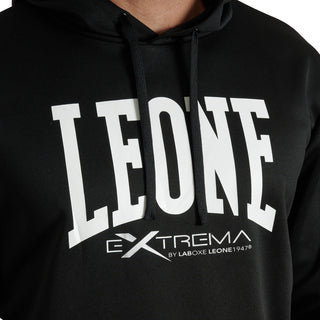 Sweatshirt Leone Logo with hood ABX119 Black 
