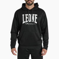 Sweatshirt Leone Logo with hood ABX119 Black 