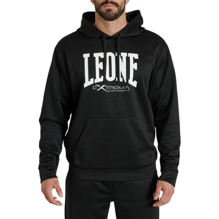 Sweatshirt Leone Logo with hood ABX119 Black 