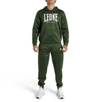 Sweatshirt Leone Logo with hood ABX119 Green 