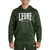 Sweatshirt Leone Logo with hood ABX119 Green 