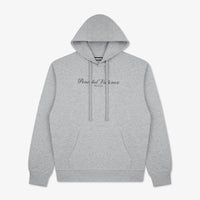 Felpa Manto Peaceful Violence con cappuccio Grigio-Combat Arena