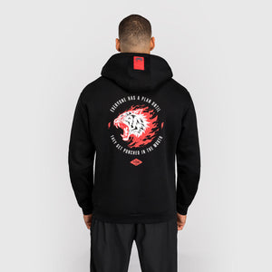 Felpa Venum x Mike Tyson Tiger con cappuccio Nero-Combat Arena