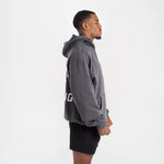 Sweatshirt Boxraw We Don't Play Boxing oversize with hood Gray-pink 