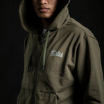 Sweatshirt Fairtex FHS22 with Green hood 