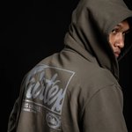 Sweatshirt Fairtex FHS22 with Green hood 