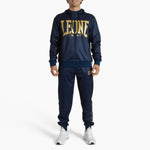Sweatshirt Leone DNA with hood ABX721 Blue 