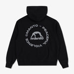 Sweatshirt Manto Label 25 Oversize with hood Black 