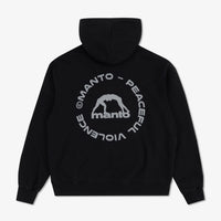 Sweatshirt Manto Label 25 Oversize with hood Black 