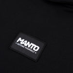 Sweatshirt Manto Label 25 Oversize with hood Black 