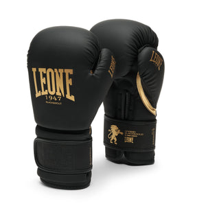 Boxing gloves Leone GN059D Black&Gold