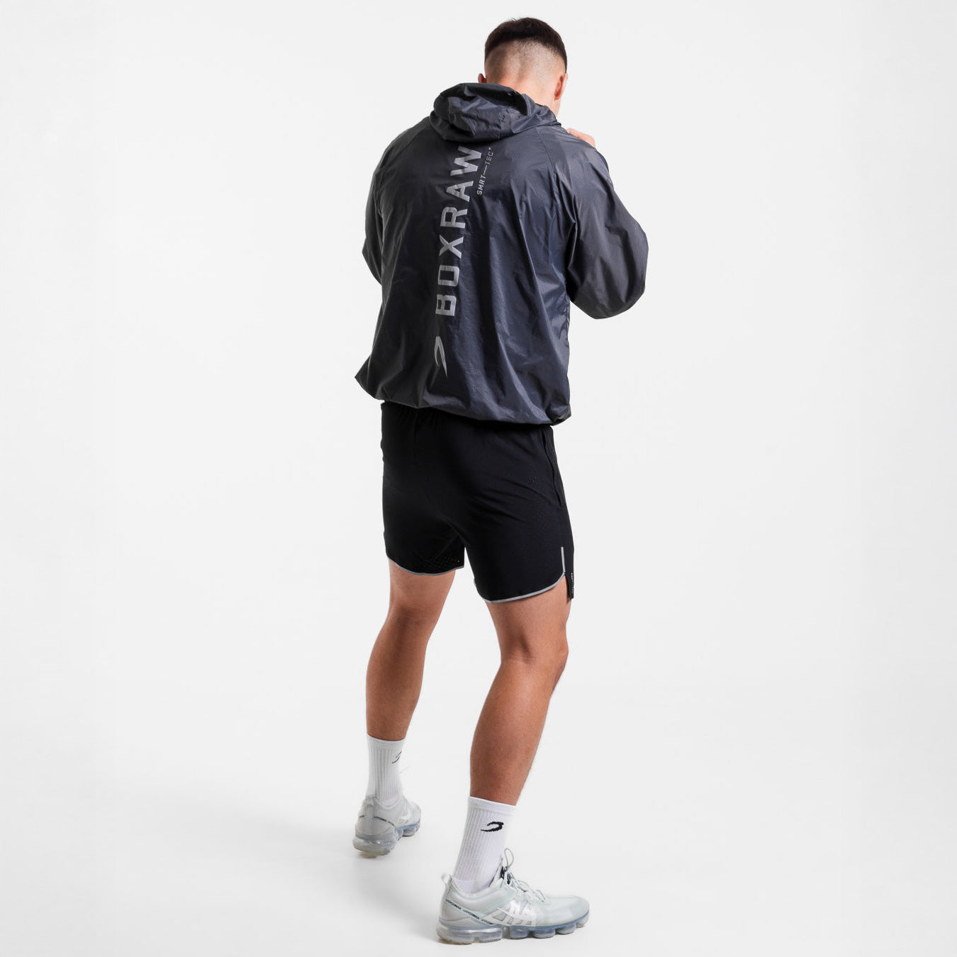 Windbreaker jacket Boxraw Genaro Oversize black - Combat Arena
