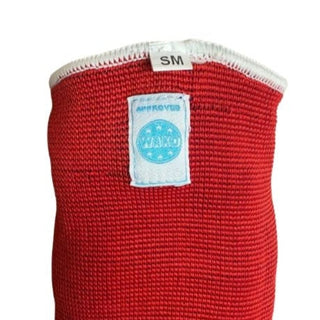 Elbow pads stretchable reversible Masters WAKO red blue