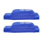 Elbow pads reversible elasticated Masters WAKO red blue 