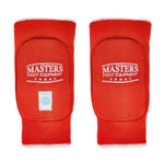 Elbow pads reversible elasticated Masters WAKO red blue 