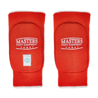 Elbow pads reversible elasticated Masters WAKO red blue 