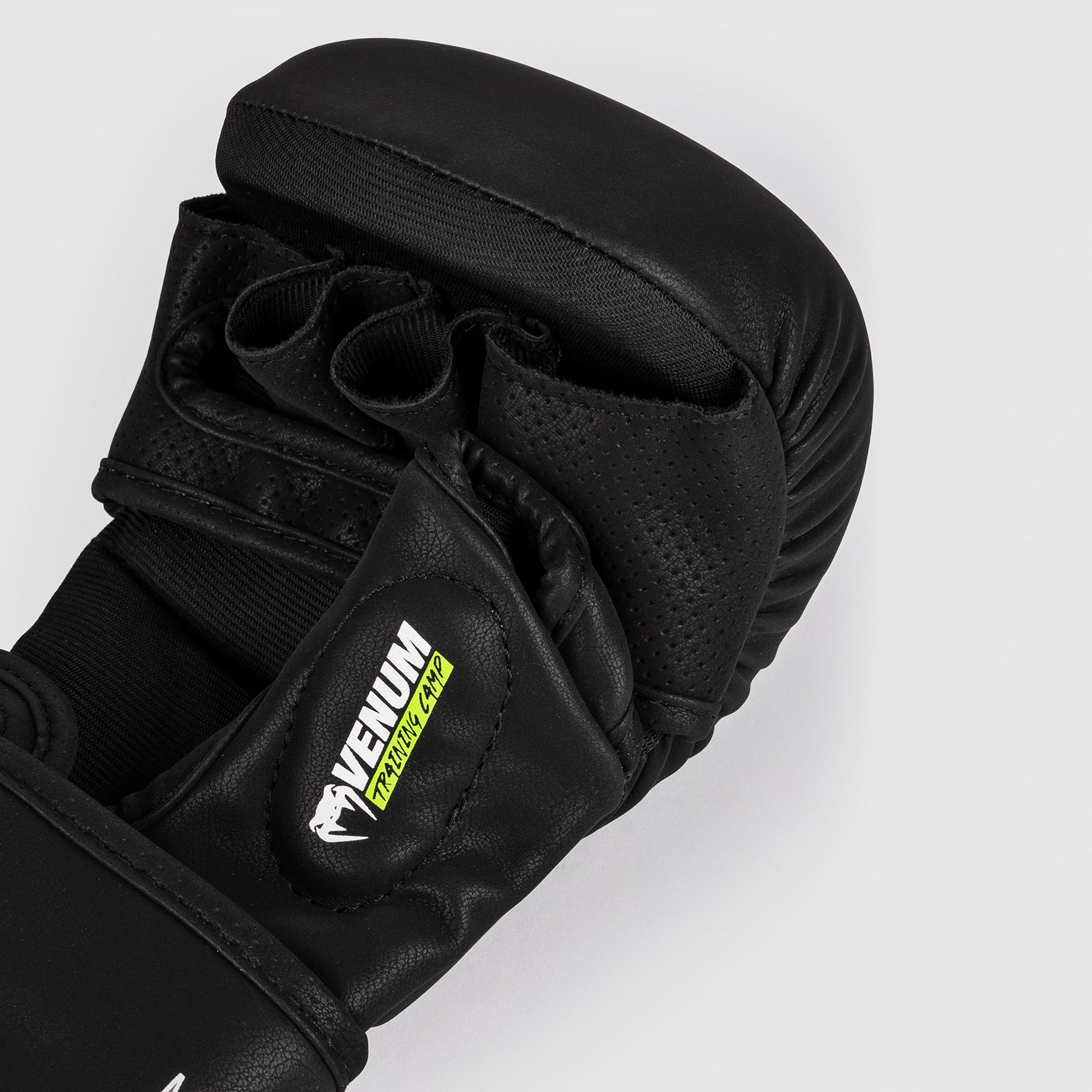 ボクシング Venum Training Camp 4.0 Venum Training Camp 4.0 Sparring Gloves - Black/Neo Green - Venum
