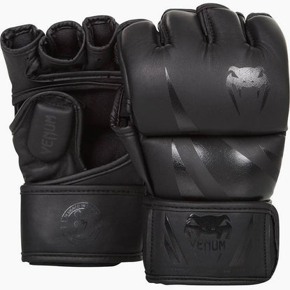 mma handschuhe 4 oz MMA Gloves 4 OZ Venum Challenger Nero Black