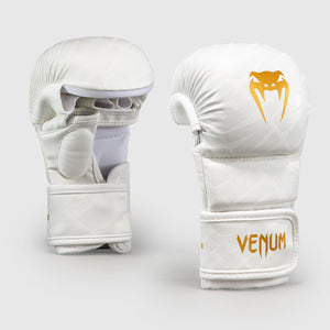 MMA Gloves Venum Contender 1.5 XT 3D White-gold-Combat Arena