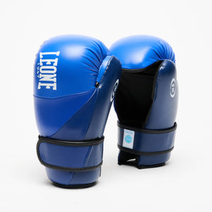 Point Gloves Fighting Leone WAKO GN600 Blue-Combat Arena
