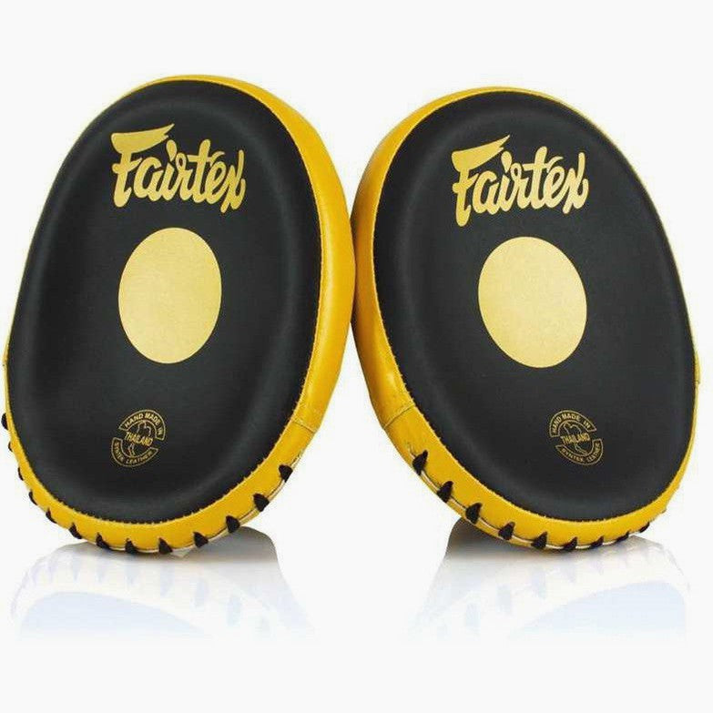 Punch mitts Fairtex Speed & Accuracy FMV15 Black-gold – Combat Arena