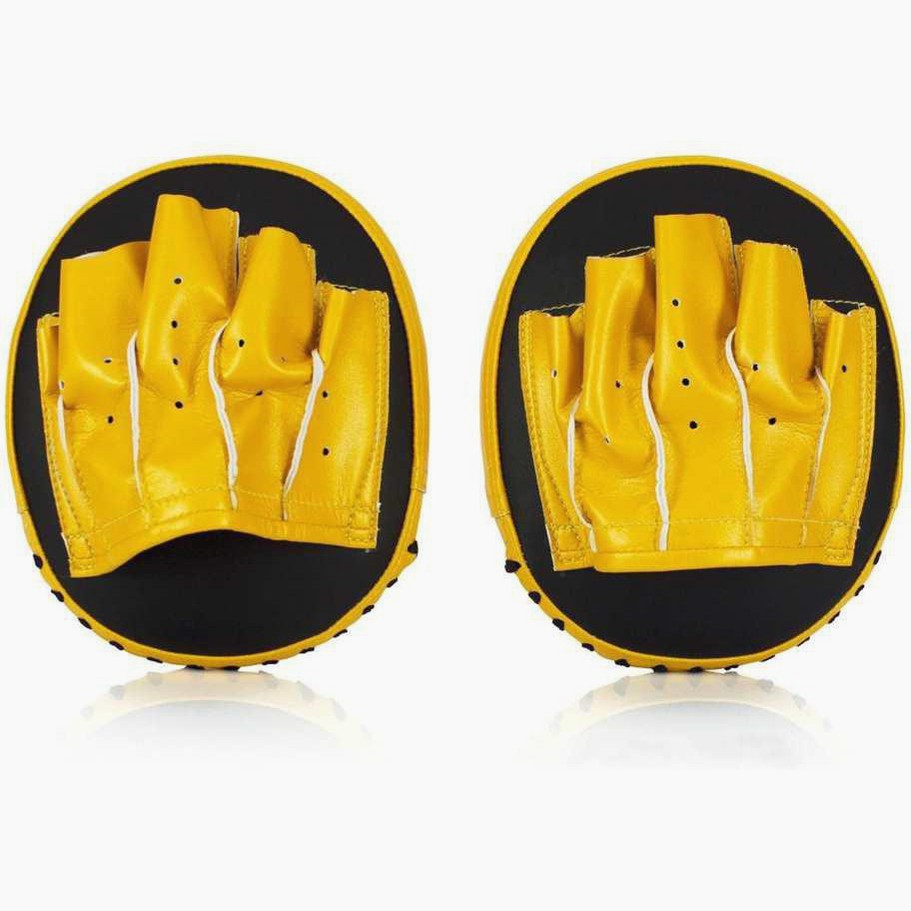Punch mitts Fairtex Speed & Accuracy FMV15 Black-gold – Combat Arena