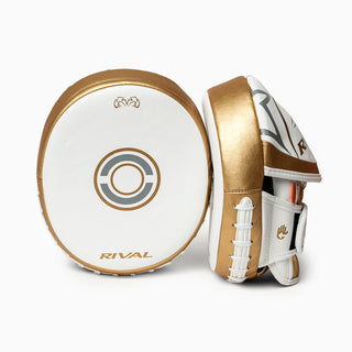 Punch mitts Rival Professional Cloud RPM100C White-gold-Combat Arena