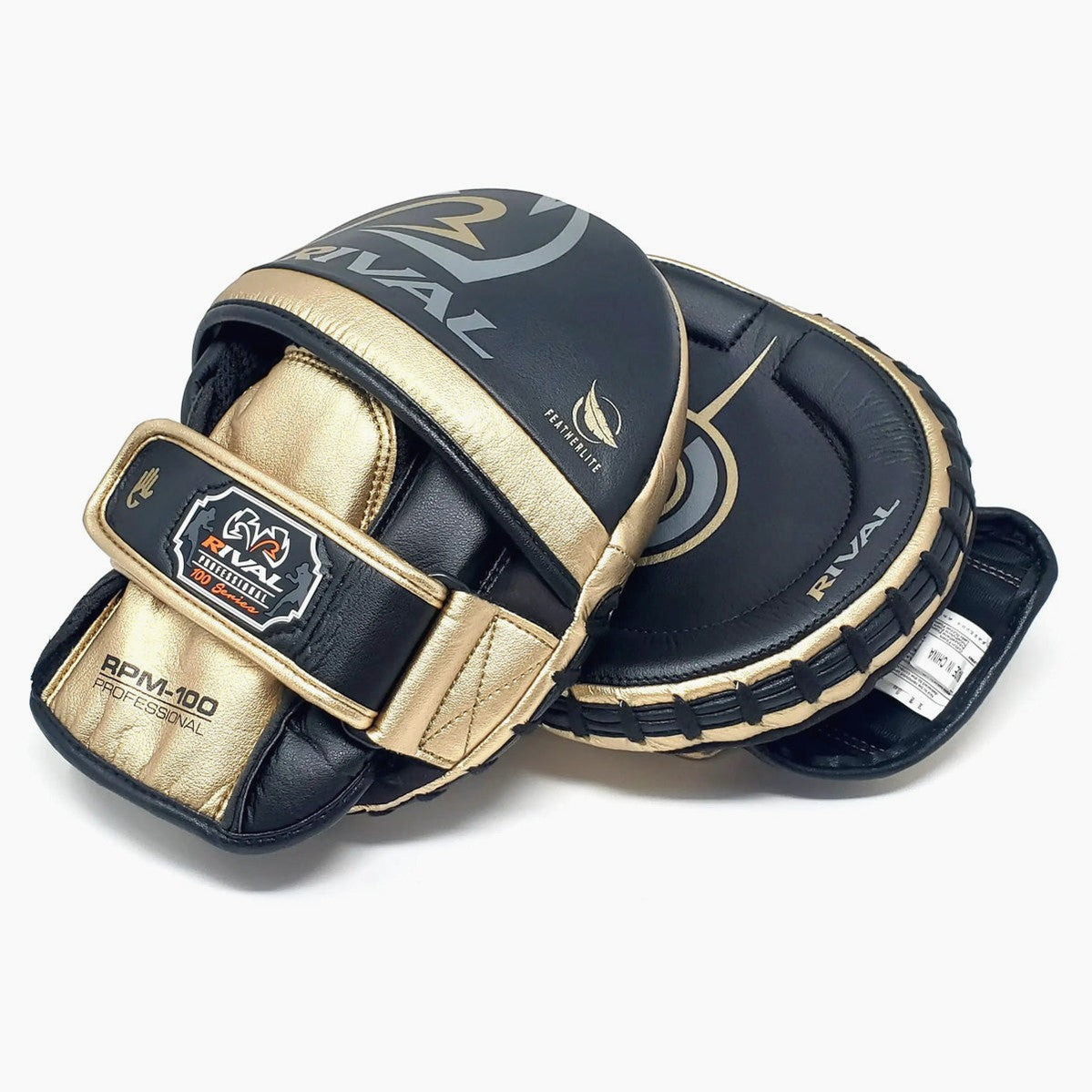 Punch mitts Rival Professional RPM100 Black-Gold – Combat Arena