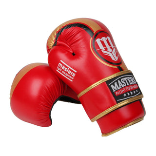 Masters Point Gloves Fighting WAKO Red 